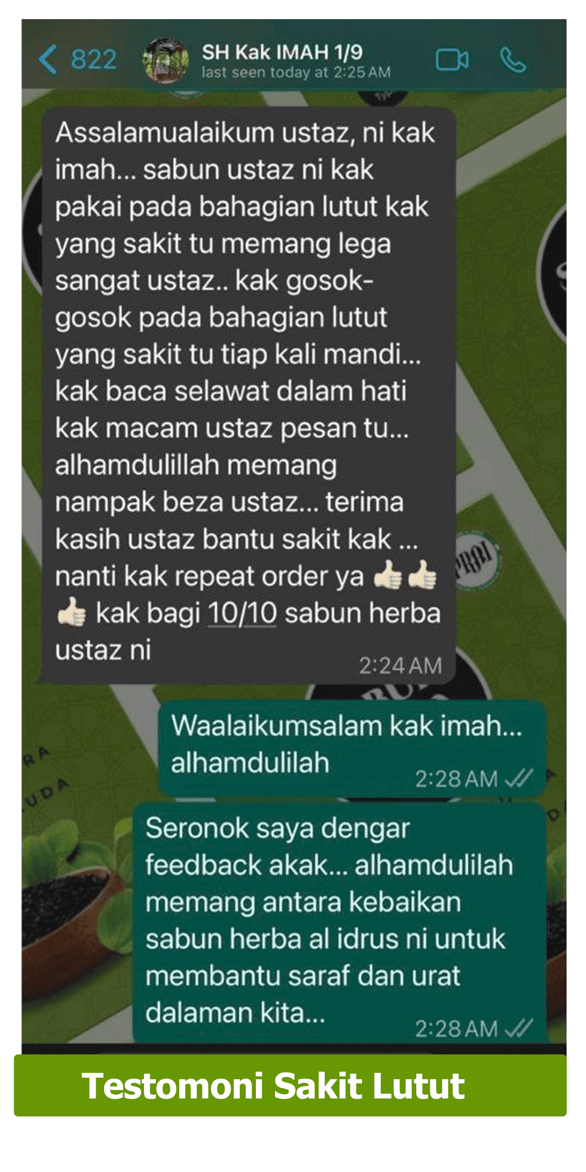 Testimoni WA 2