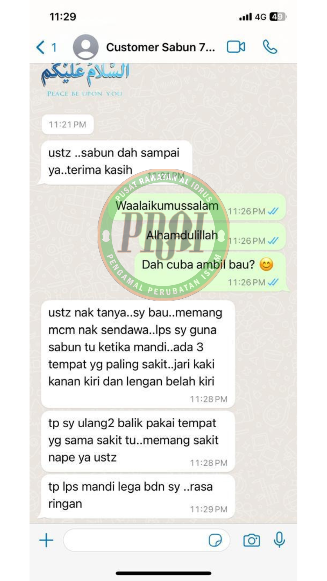 Testimoni WA 4